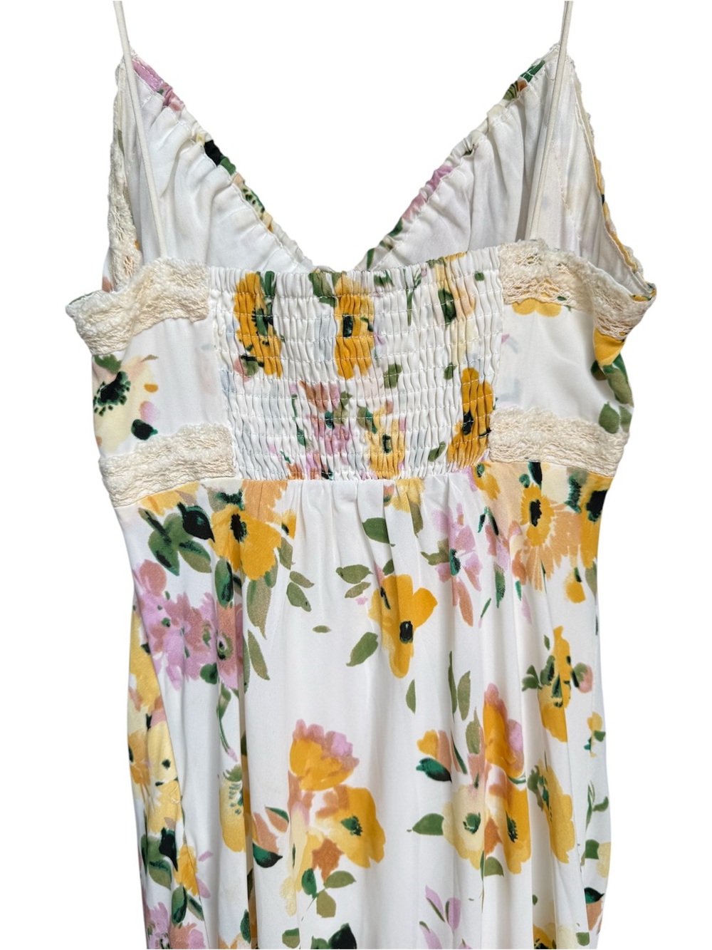 Princess Polly Emily Floral Maxi Slip Dress with Zipper Feminine Sundress - Picture 5 of 7